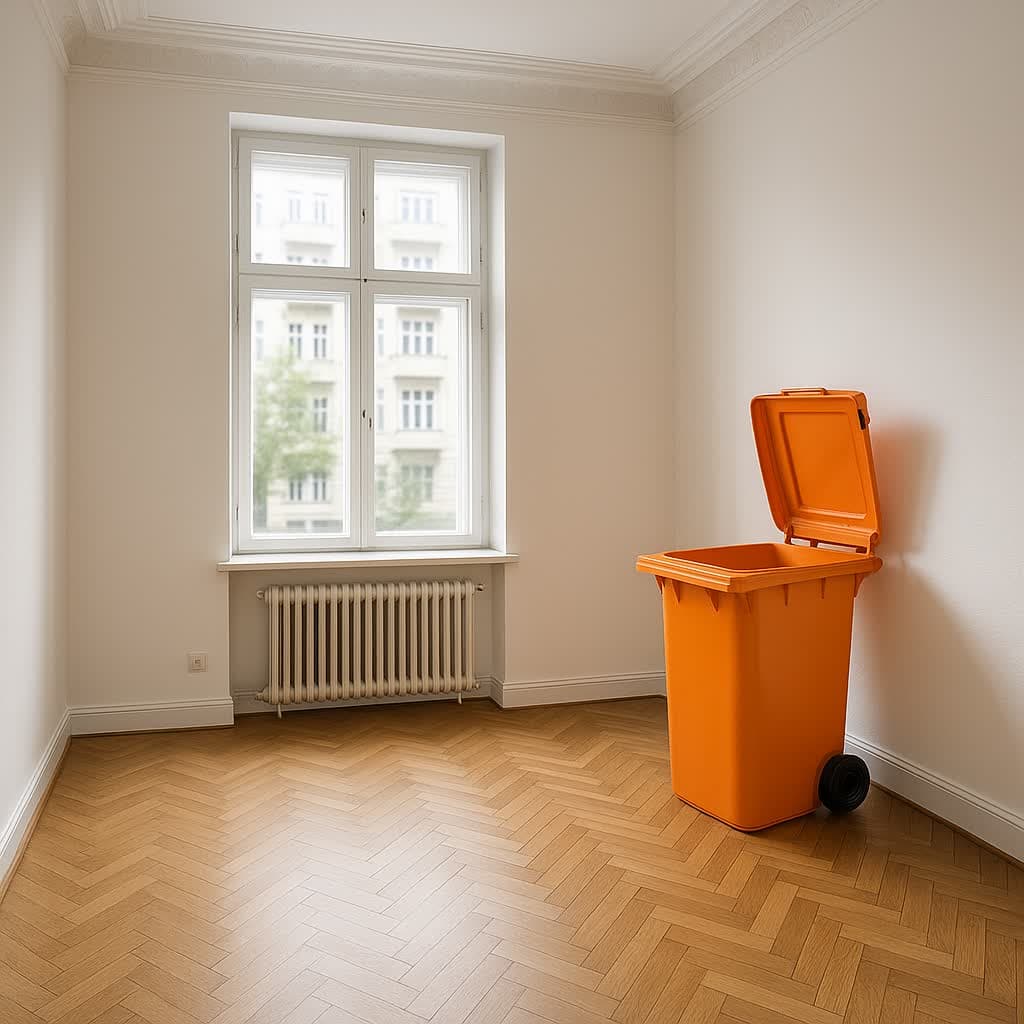 Gut vorbereitete Ladefläche für einen Berliner Fernumzug