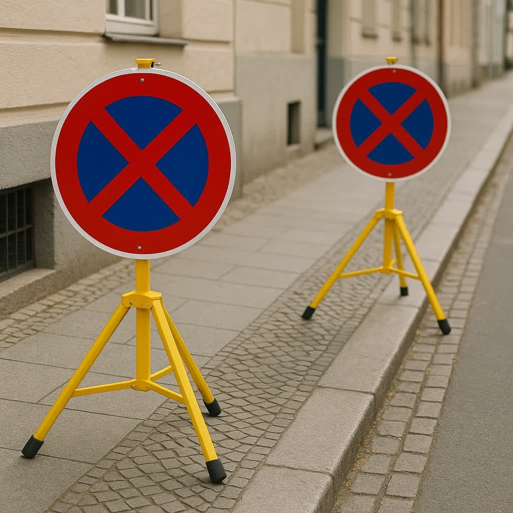 Halteverbotszone gestellt, Umzug Berlin
